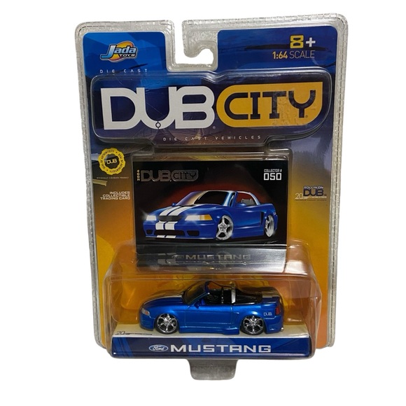 Jada Dub City Ford Mustang 1:64 Blue - Picture 1 of 9